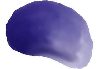 Abstract Blue Watercolor Blob Overlays Paper Texture