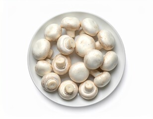 Natural Mushroom Half Ready for Cooking