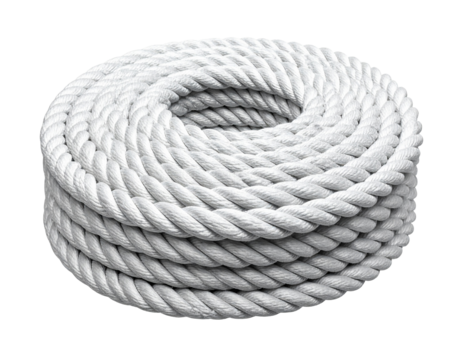 Spiral coil structure isolated on transparent background detailed design