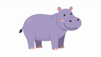 Obraz premium cartoon rhino cartoon