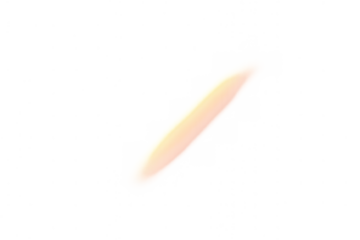 Warm light lens flare or beam overlay with transparent background, glowing abstract streak for visual effects