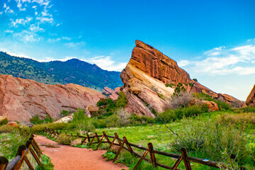 red rocks in the desert