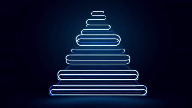 abstract tree, wireframe branches, neon blue glow, black background, digital roots, futuristic design, organic structure, high-tech visualization, glowing lines, geometric foliage, sci-fi nature, ethe