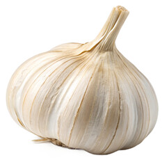Garlic bulb isolated on transparent background