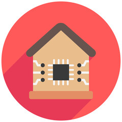 Smart Home Mini Illustration Icon. Use For Modern Concept, Print, Ui, Ux Kit, Web And App Development. Vector Related To Technology, Smart Home And More
