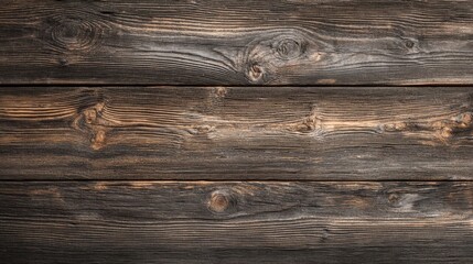Naklejka premium Rustic Wood Planks Texture Background: Aged Timber Surface with Natural Grain and Knot Details