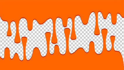 Dripping honey illustration. Honey dripping on transparent pattern background. Dripped honey illustration. Honey drips on transparent background. Symbol of dripping honey illustration.