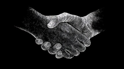 Handshake illustration