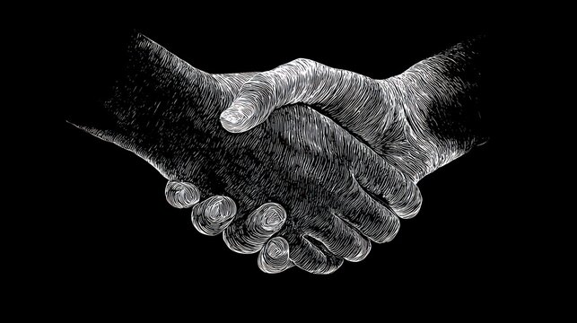 Handshake illustration
