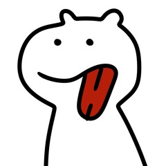 illustration of cute cartoon bear