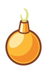 Yellow Christmas garland lamp element