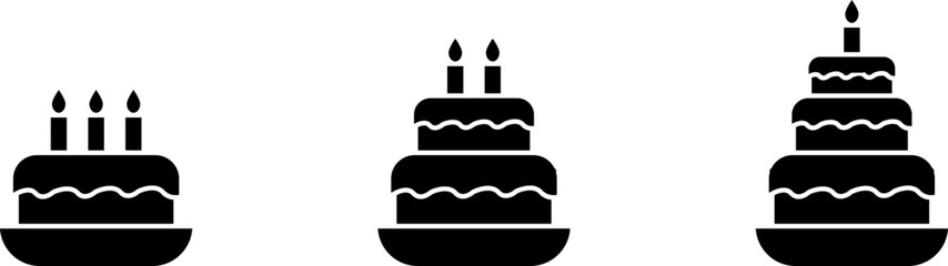 Birthday Cake Silhouette