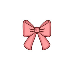 pink ribbon bow