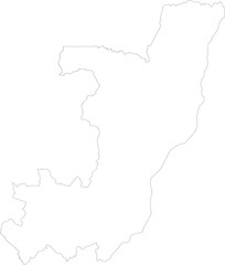 CONGO MAP with its administrative divisions and regions