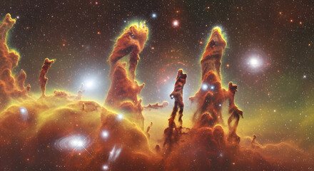 Zoomed-In Star Formation Inside the Pillar's of Creation