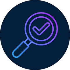 Search icon for audit, business, website, application, printing, document, poster design, etc