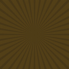 Brown Radial Sunburst Vector Graphic