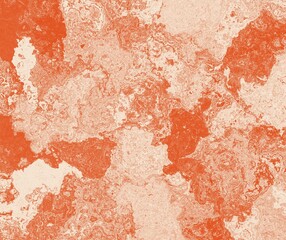 Abstract marbled texture in orange and cream hues.