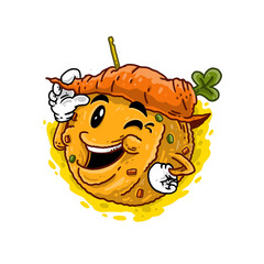 Cute Cartoon Tofu, Carrot & Ball Icons – Fun Food & Toy Clipart