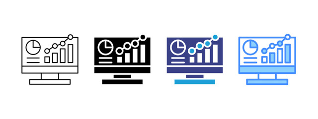 Trend  icon set multiple style collection
