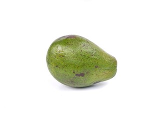 Fresh avocado isolated on white background 