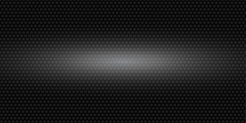 Fototapeta premium Black metal texture steel background. Perforated sheet metal. vector
