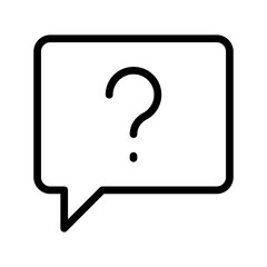 Message Help icon set featuring support, assistance, guidance, chat, and communication symbols in a clean modern line graphic style