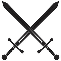 two crossed swords