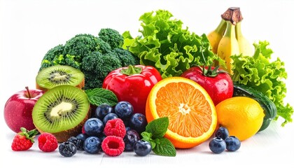 Healthy lifestyle concept with diet and fitness