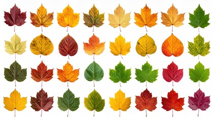 Multiple Varieties Foliage with Rain Dew Drops Moody
