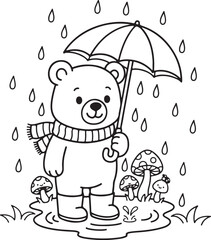 Animal Line Art silhouette vector illustration