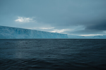 Magical Sunrise Illuminating Polar Ice Fields