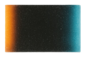 Vintage camera film light leak overlay with orange and blue gradient creating a retro dust and grain texture background