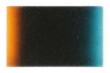 Vintage camera film light leak overlay with orange and blue gradient creating a retro dust and grain texture background