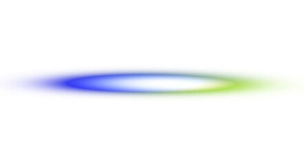 Obraz premium Horizontal Rays of yellow blue red light on transparent background. Glowing Laser Beams png