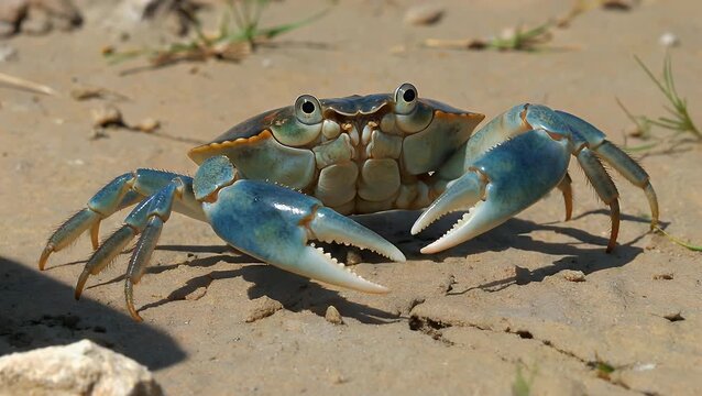 Aquatic Crustacean with Isolated