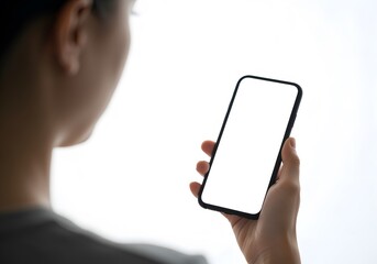 a person holding a smartphone