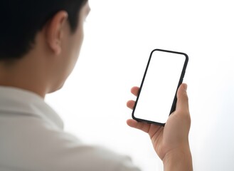 a person holding a smartphone