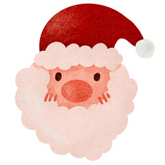 Santa, Christmas ornament, Christmas illustration