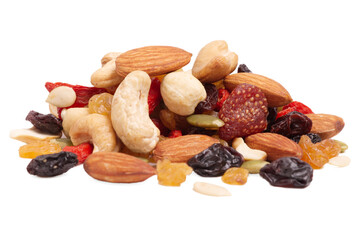 Front view Mixed Dried Beans. mixed grains