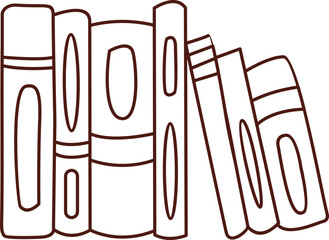 Outlined Book Element