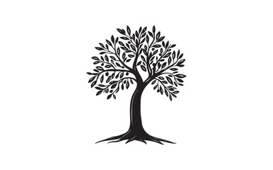 Elegant Tree of Life Vector Set – Nature Growth Roots Symbol Illustration Design