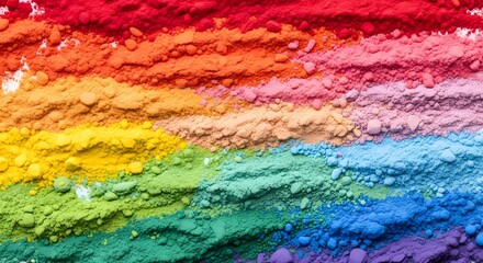 makeup powder rainbow