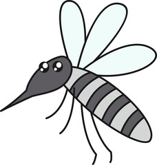 Cute Cartoon Insect Element