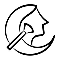 Makeup Icon - Handdrawn