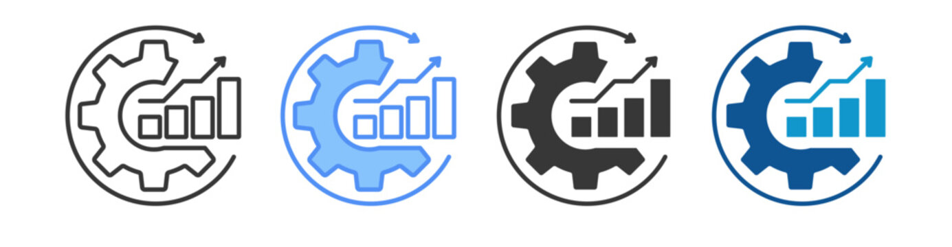 Improvement Icon Set Multiple Style Collection