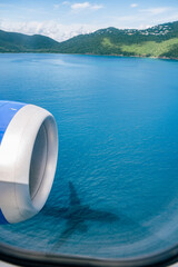 Landing on an island