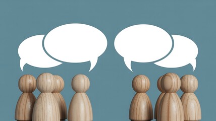 Symbolic representation of group dialogue, debate, and the exchange of ideas