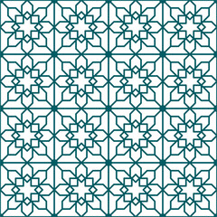 Seamless abstract geometric pattern in Arabic style