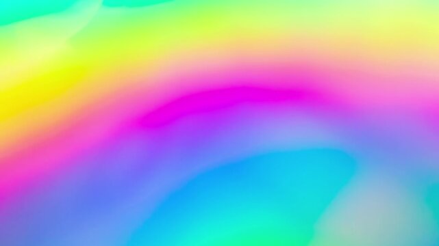 Abstract blur holographic rainbow foil iridescent background stop motion